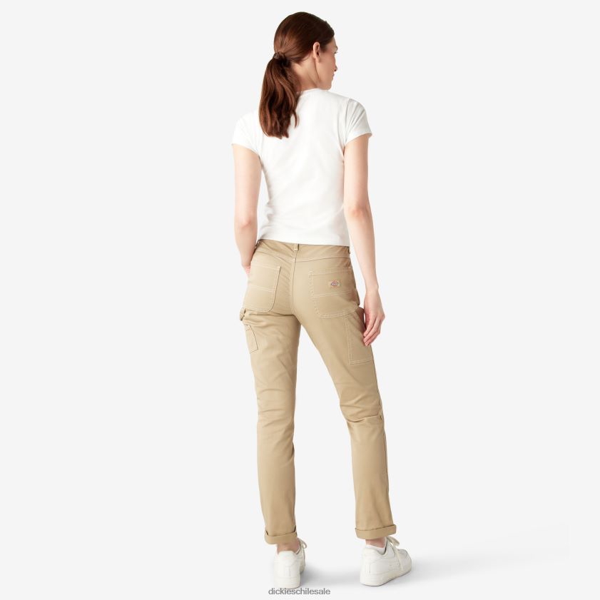 regular mujer pantalones de carpintero con dobladillo enrollado Dickies vestir X4H0F1788
