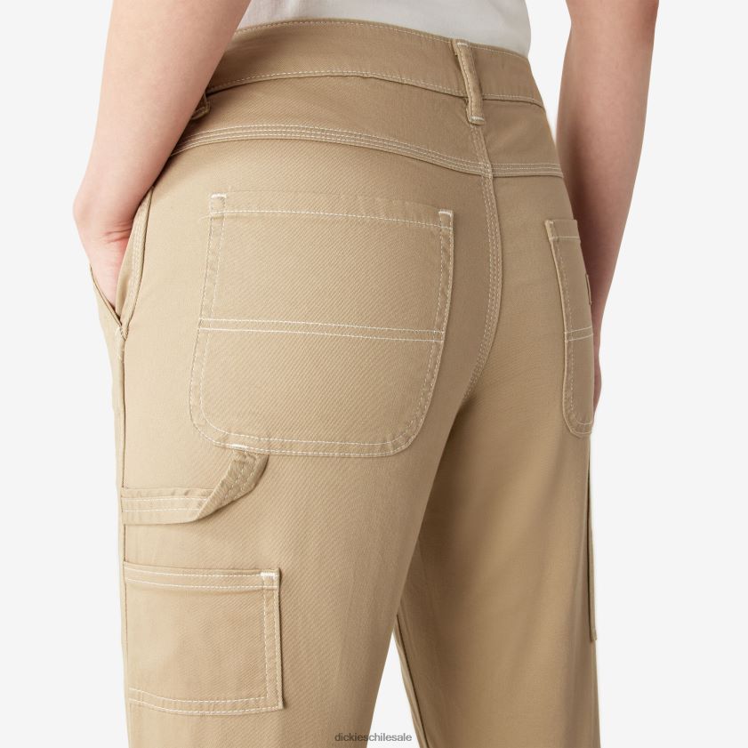 regular mujer pantalones de carpintero con dobladillo enrollado Dickies vestir X4H0F1788