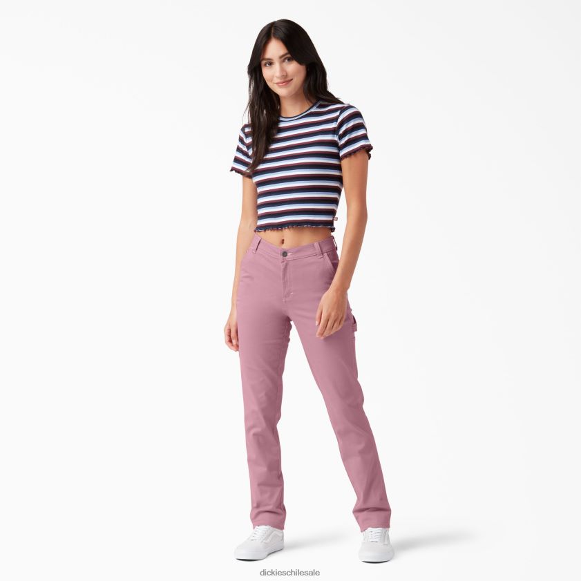 regular mujer pantalones de carpintero con dobladillo enrollado Dickies vestir X4H0F1789