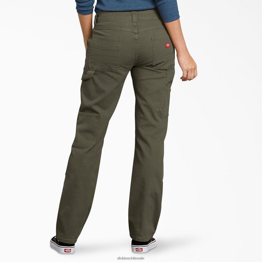 regular mujer pantalones de carpintero con doble frente de pato Dickies vestir X4H0F1777