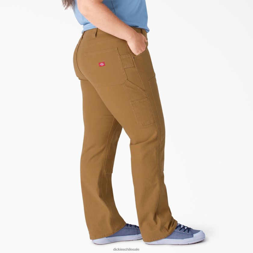 regular mujer pantalones de carpintero con doble frente de pato plus Dickies vestir X4H0F1860