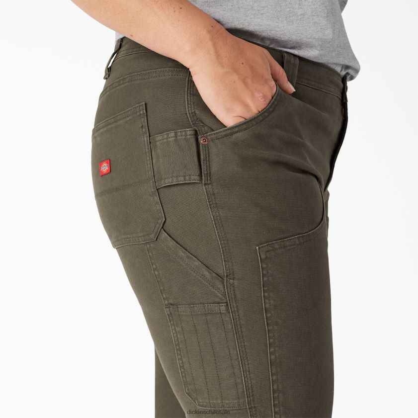 regular mujer pantalones de carpintero con doble frente de pato plus Dickies vestir X4H0F1862