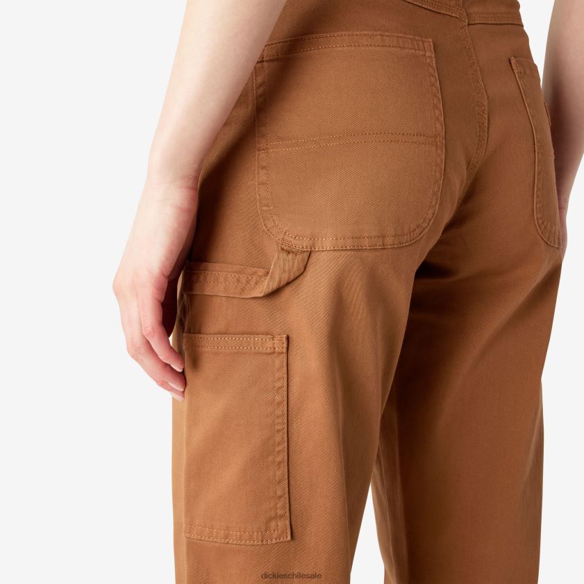 regular mujer pantalones de carpintero de cintura alta Dickies vestir X4H0F1718