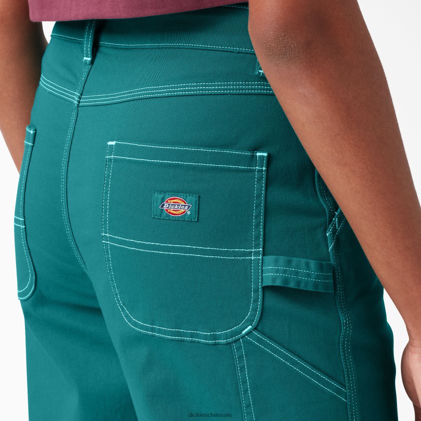 regular mujer pantalones de carpintero de cintura alta Dickies vestir X4H0F1721
