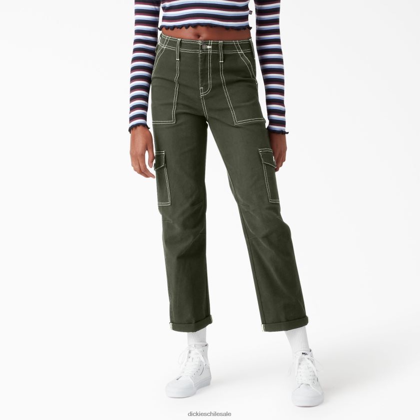 regular mujer pantalones utilitarios con puños Dickies vestir X4H0F1740