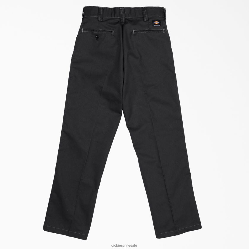 negro (negro) hombres pantalones de skate de doble rodilla Dickies vestir X4H0F161