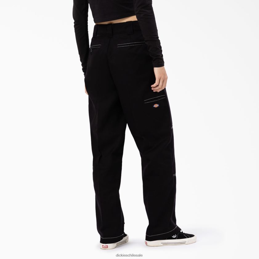 regular mujer pantalones de corte relajado con doble rodilla Dickies vestir X4H0F1852
