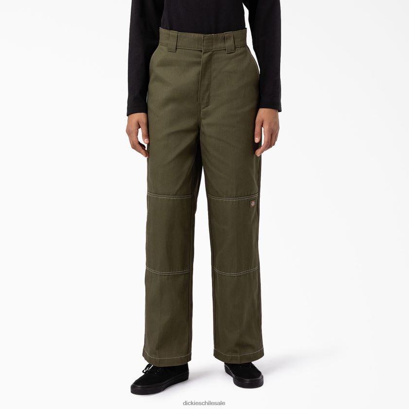regular mujer pantalones de corte relajado con doble rodilla Dickies vestir X4H0F1855
