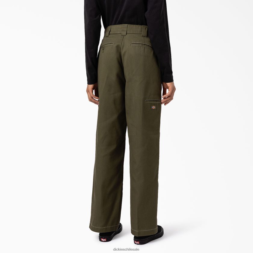 regular mujer pantalones de corte relajado con doble rodilla Dickies vestir X4H0F1855