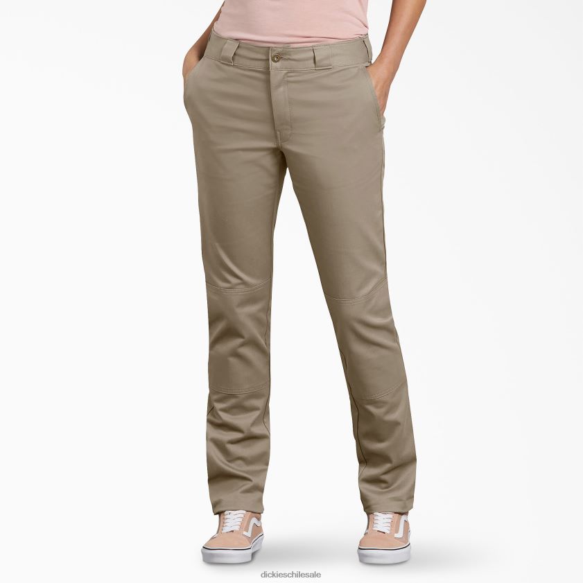 regular mujer pantalones slim fit con doble rodilla Dickies vestir X4H0F1875