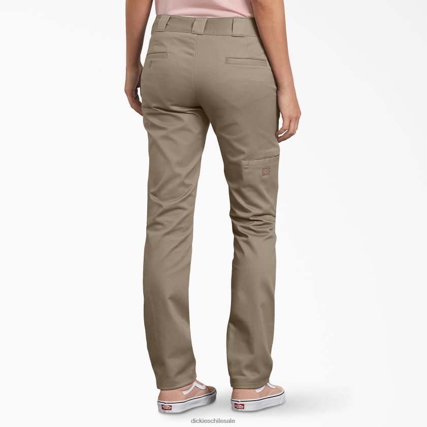 regular mujer pantalones slim fit con doble rodilla Dickies vestir X4H0F1875