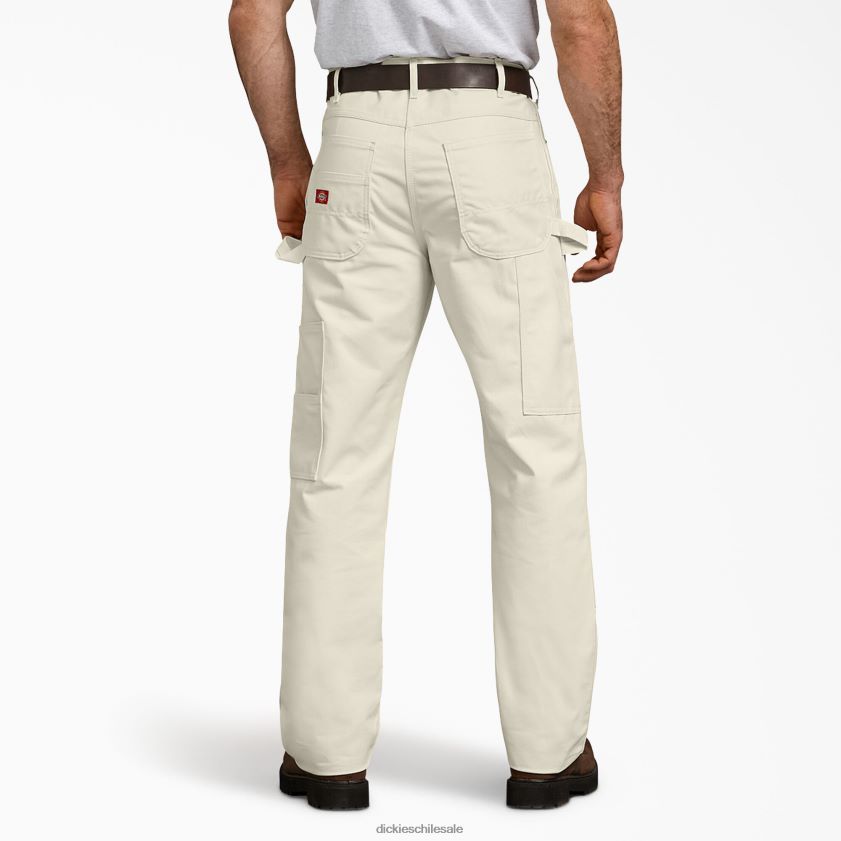 beige natural (nt) hombres pantalones de pintor utilitarios con doble rodilla Dickies vestir X4H0F159