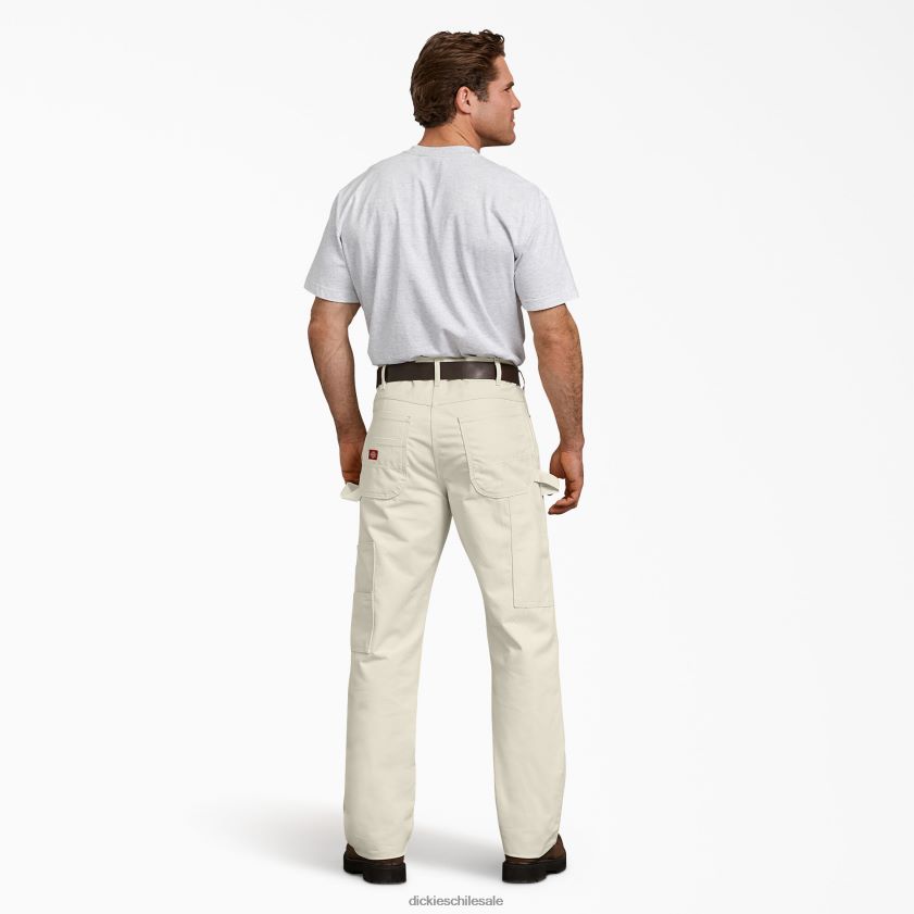 beige natural (nt) hombres pantalones de pintor utilitarios con doble rodilla Dickies vestir X4H0F159