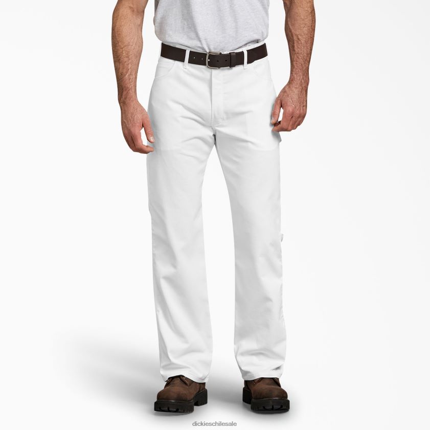 blanco (wh) hombres pantalones de pintor flex relajados Dickies vestir X4H0F208