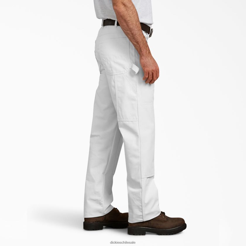 blanco (wh) hombres pantalones de pintor utilitarios con doble rodilla Dickies vestir X4H0F160