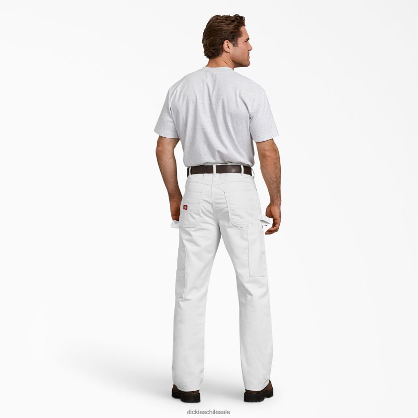 blanco (wh) hombres pantalones de pintor utilitarios con doble rodilla Dickies vestir X4H0F160