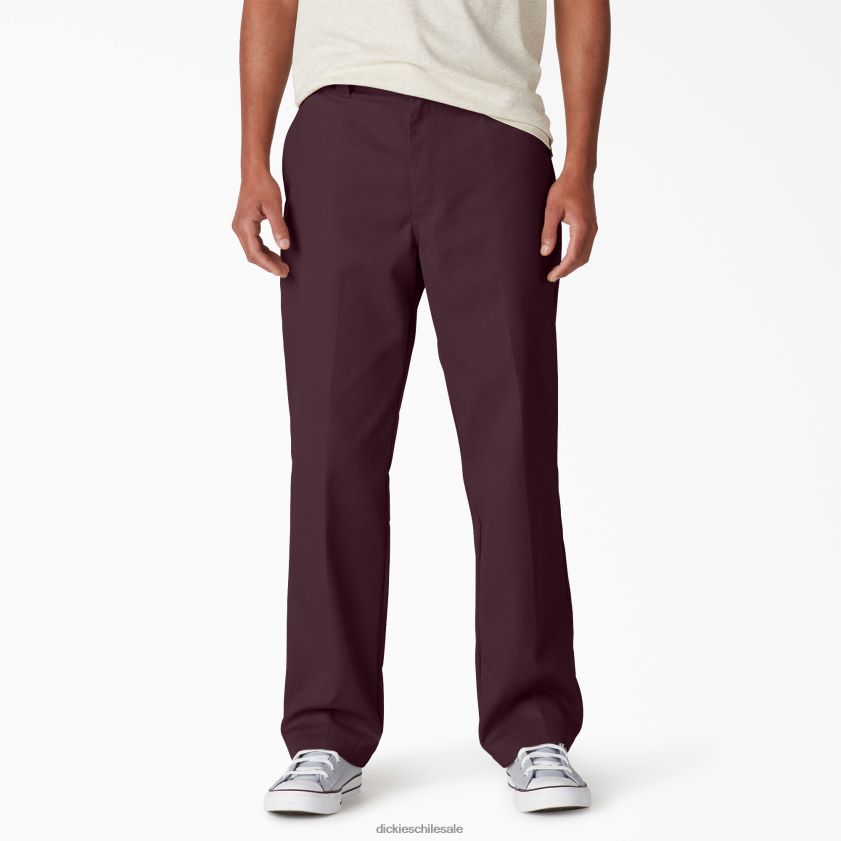 granate (señor) hombres pantalones de sarga de ajuste regular de skate Dickies vestir X4H0F60 granate (señor) hombres pantalones de sarga de ajuste regular de skate Dickies vestir X4H0F60