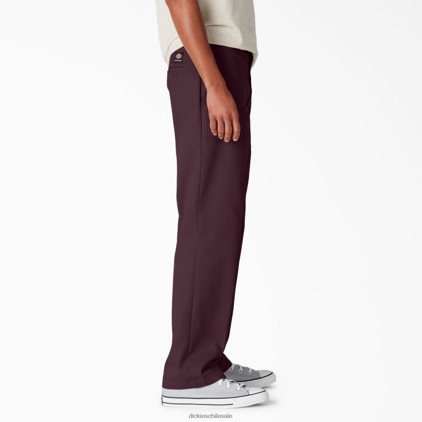 granate (señor) hombres pantalones de sarga de ajuste regular de skate Dickies vestir X4H0F60