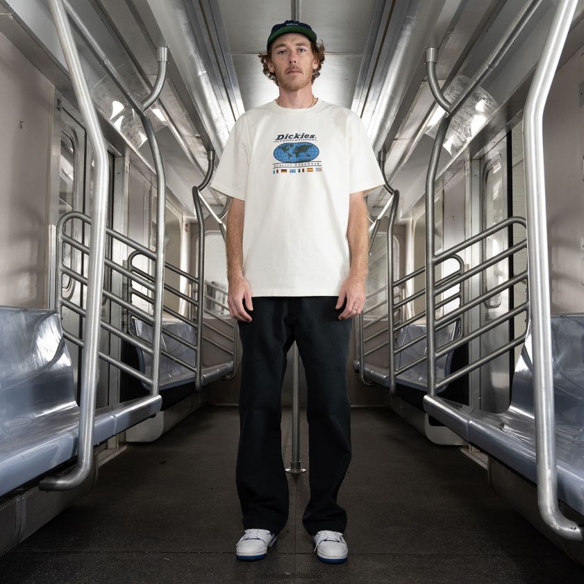 negro lavado a la piedra (sbk) hombres jake hayes pantalones de pato de corte holgado Dickies vestir X4H0F50