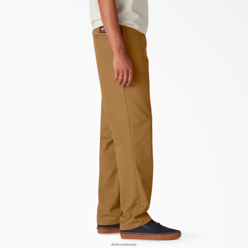 pespunte de contraste de pato marrón (tsb) hombres pantalones de skate slim fit Dickies vestir X4H0F106