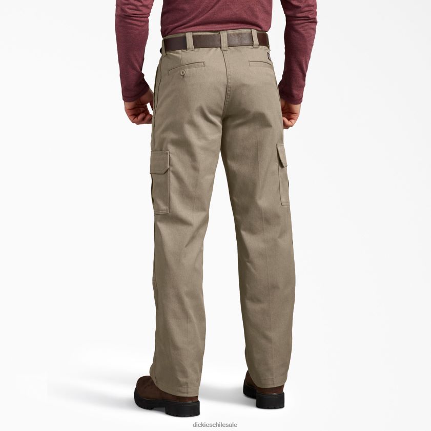 arena del desierto (ds) hombres pantalones cargo de ajuste regular con cintura activa Dickies vestir X4H0F167