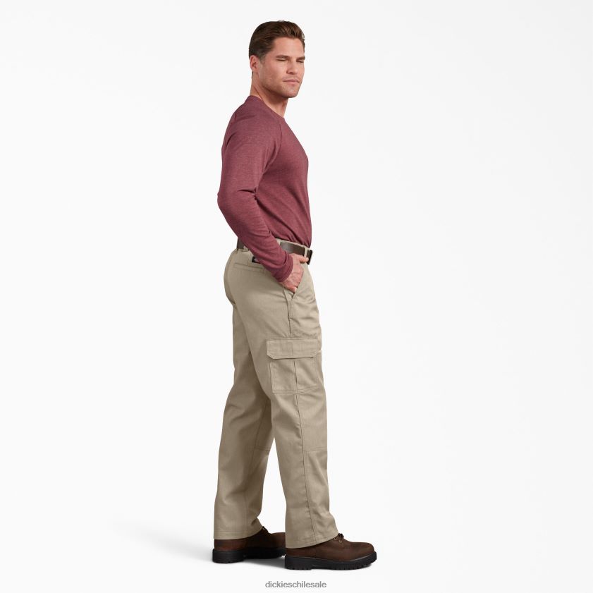 arena del desierto (ds) hombres pantalones cargo de ajuste regular con cintura activa Dickies vestir X4H0F167