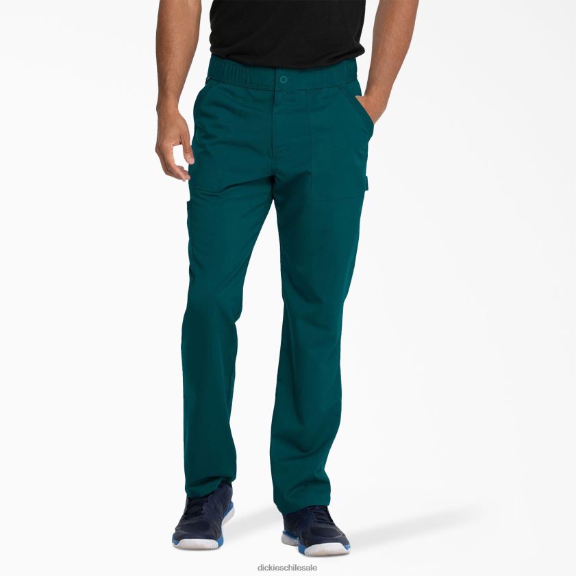 azul caribe (crb) hombres pantalones médicos Balance con cremallera Dickies vestir X4H0F1338