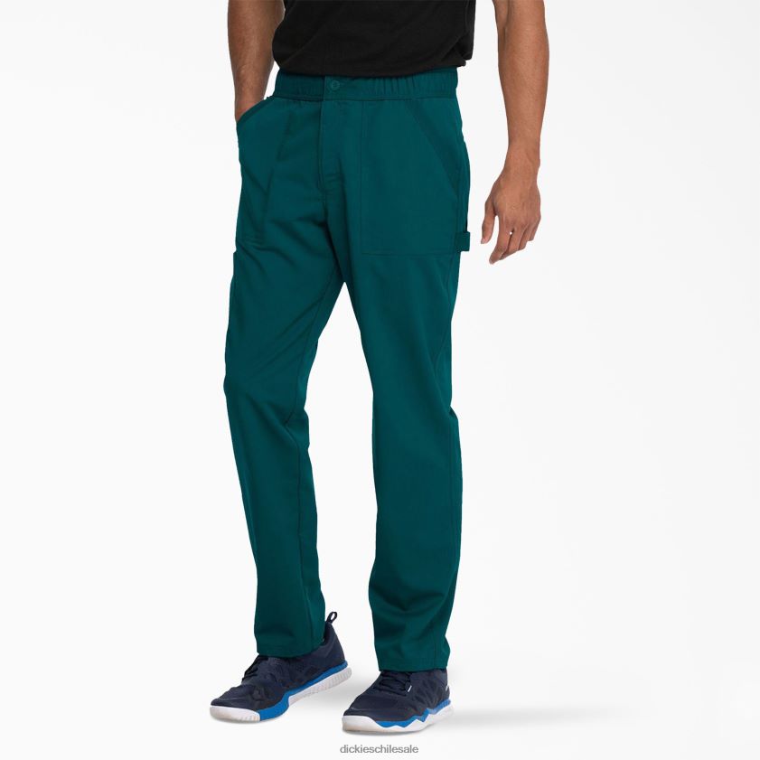 azul caribe (crb) hombres pantalones médicos Balance con cremallera Dickies vestir X4H0F1338