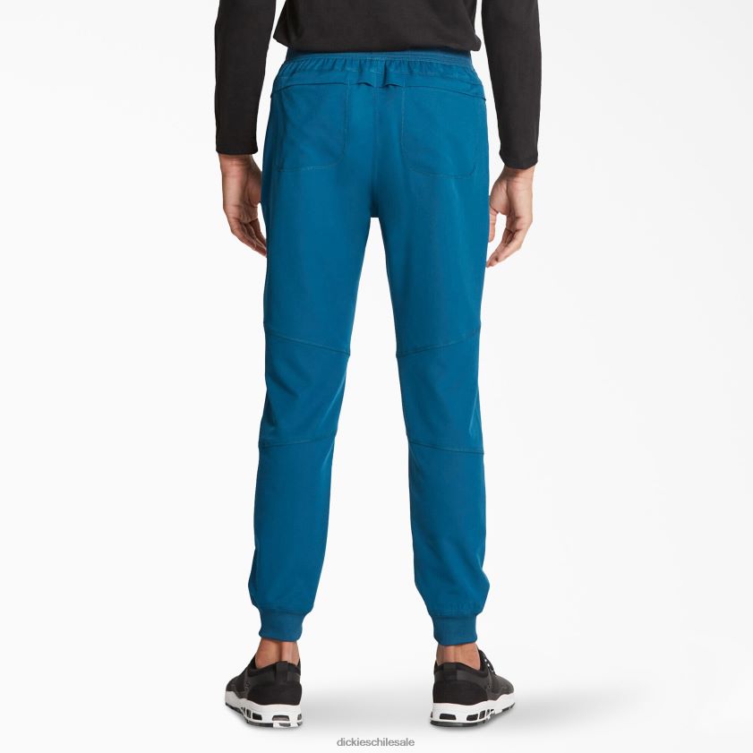 azul caribe (crb) hombres pantalones médicos tipo jogger de tiro natural dynamix Dickies vestir X4H0F1395