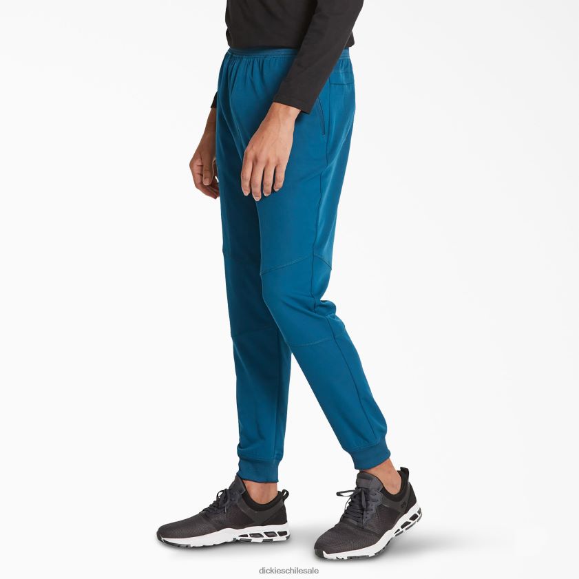 azul caribe (crb) hombres pantalones médicos tipo jogger de tiro natural dynamix Dickies vestir X4H0F1395