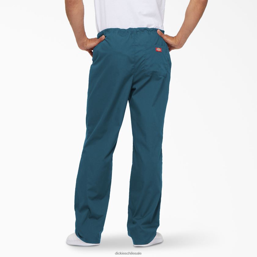 azul caribe (crb) hombres pantalones médicos unisex eds signature Dickies vestir X4H0F1307