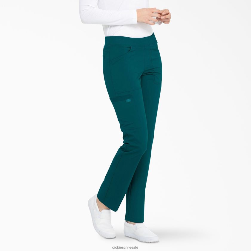 azul caribe (crb) mujer pantalones médicos con pernera cónica Balance Dickies vestir X4H0F2546