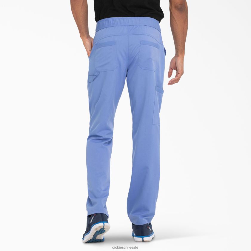 azul cielo (cbl) hombres pantalones médicos Balance con cremallera Dickies vestir X4H0F1337
