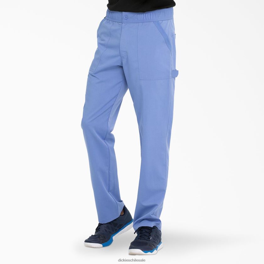 azul cielo (cbl) hombres pantalones médicos Balance con cremallera Dickies vestir X4H0F1337