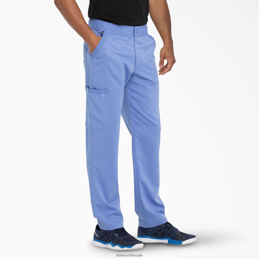 azul cielo (cbl) hombres pantalones médicos Balance con cremallera Dickies vestir X4H0F1337
