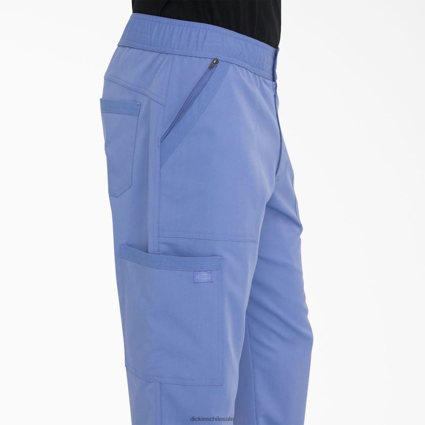 azul cielo (cbl) hombres pantalones médicos Balance con cremallera Dickies vestir X4H0F1337