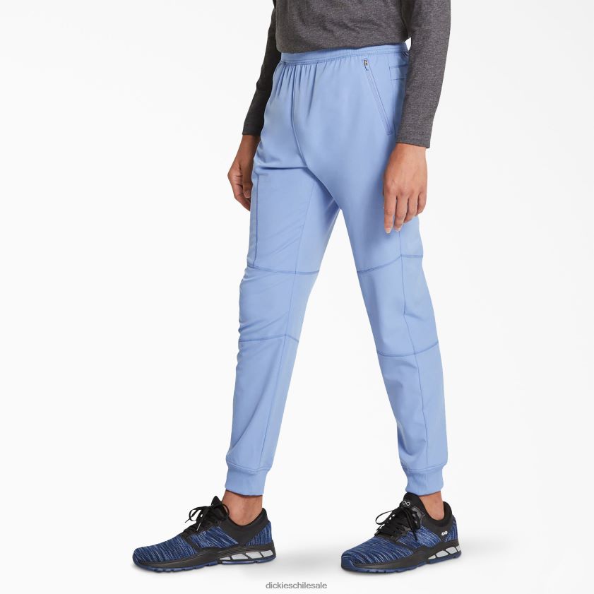 azul cielo (cbl) hombres pantalones médicos tipo jogger de tiro natural dynamix Dickies vestir X4H0F1394
