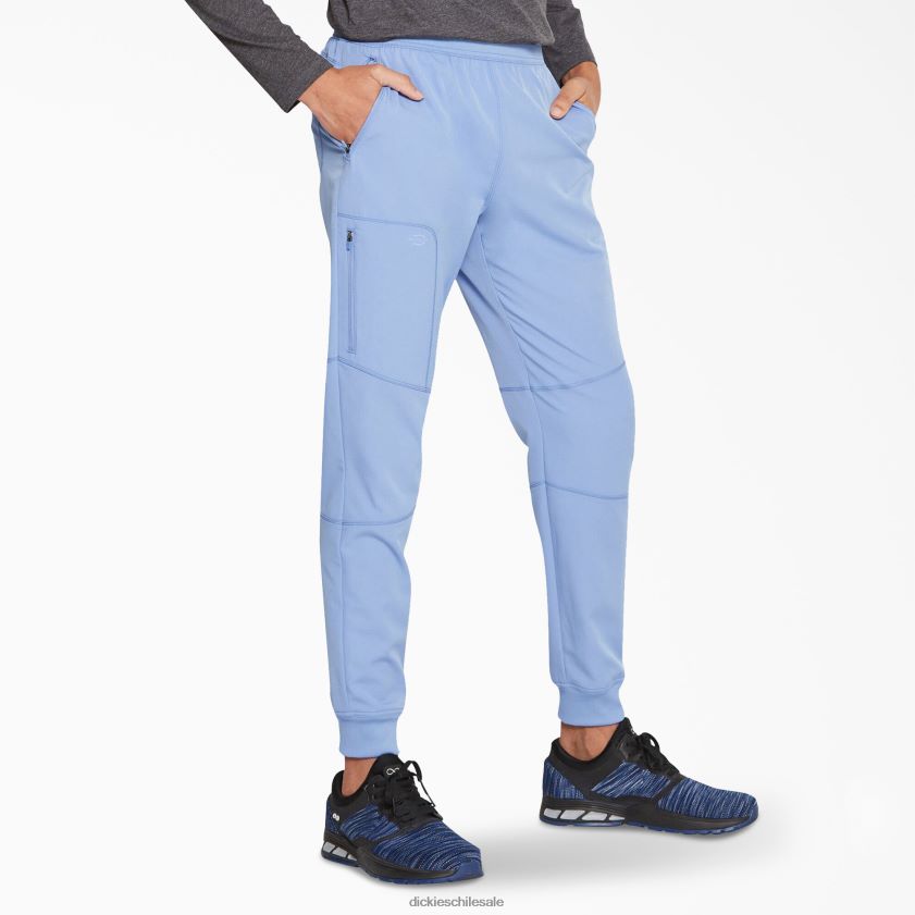azul cielo (cbl) hombres pantalones médicos tipo jogger de tiro natural dynamix Dickies vestir X4H0F1394
