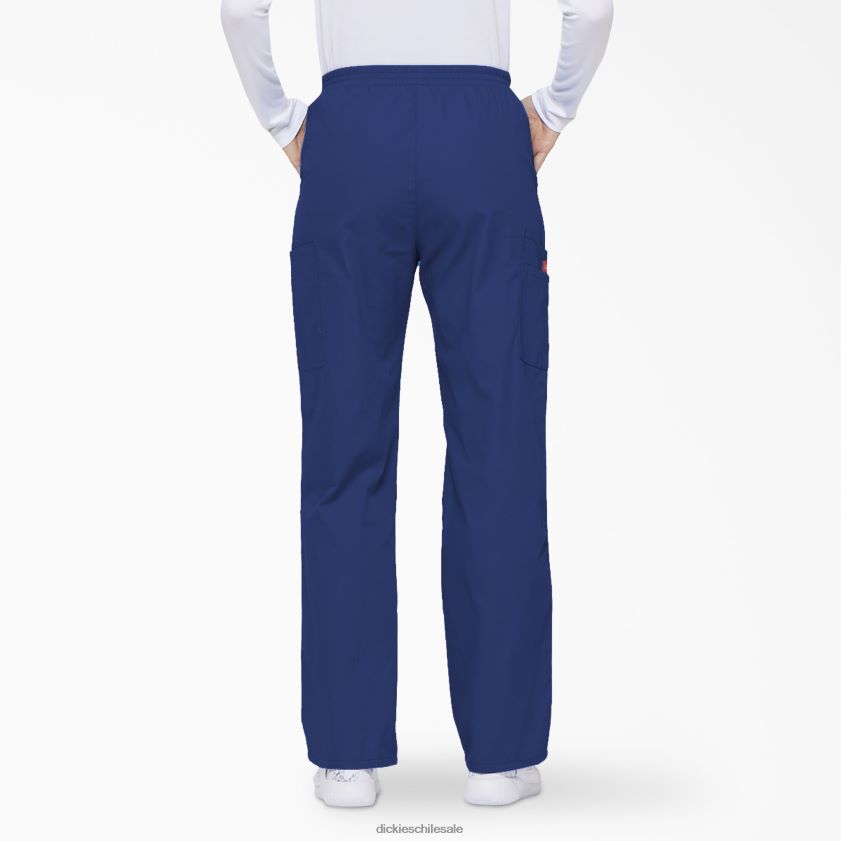 azul galaxia (gbl) mujer Pantalones médicos tipo cargo con pernera cónica de la firma eds Dickies vestir X4H0F2391