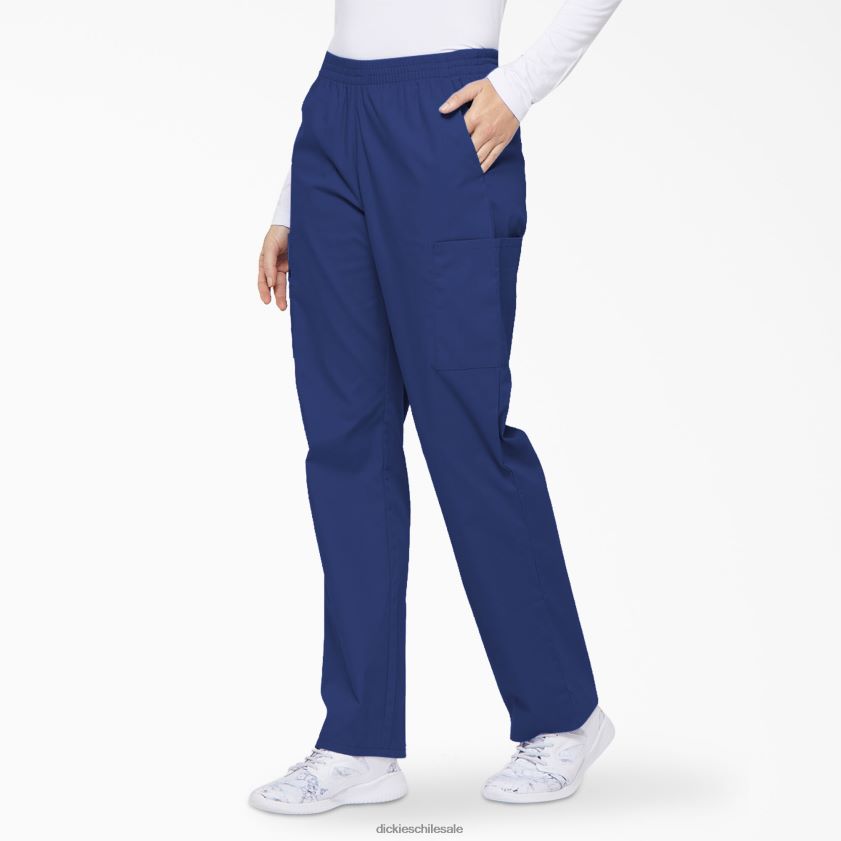 azul galaxia (gbl) mujer Pantalones médicos tipo cargo con pernera cónica de la firma eds Dickies vestir X4H0F2391