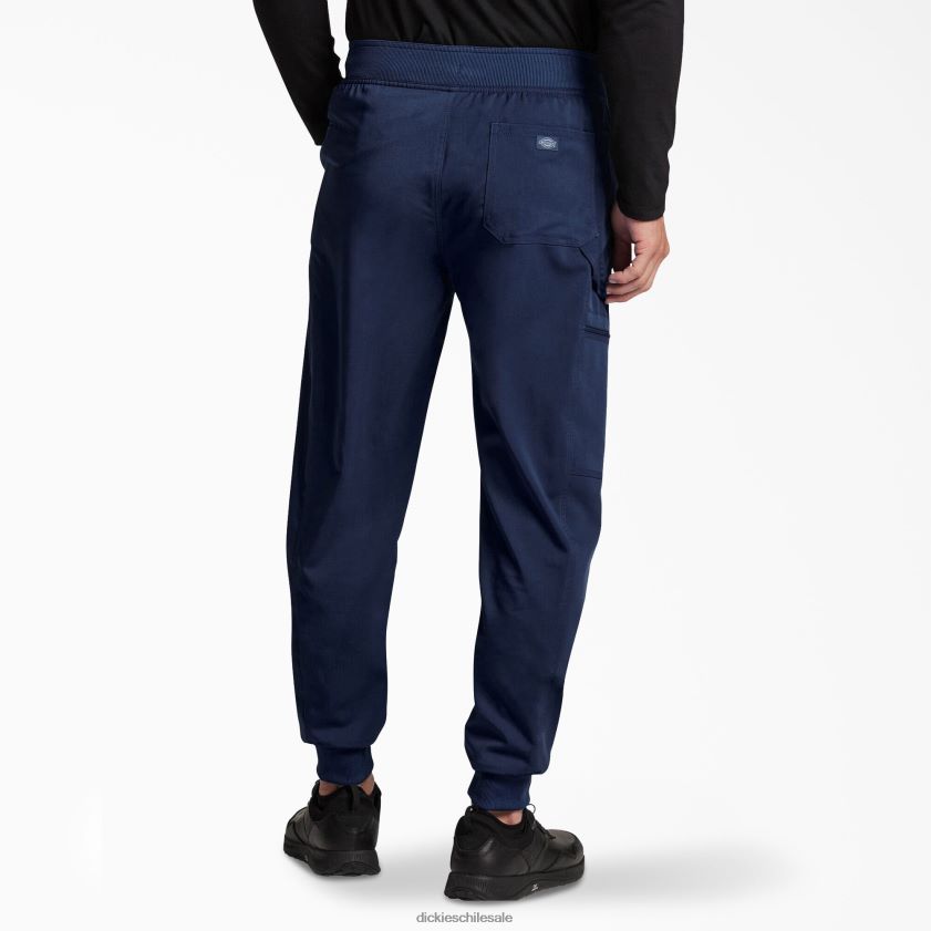 azul marino (nvy) hombres pantalones médicos tipo jogger de tiro medio Balance Dickies vestir X4H0F1387