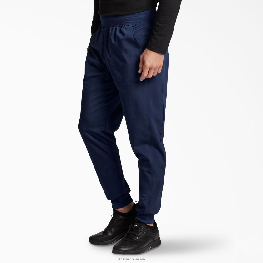 azul marino (nvy) hombres pantalones médicos tipo jogger de tiro medio Balance Dickies vestir X4H0F1387