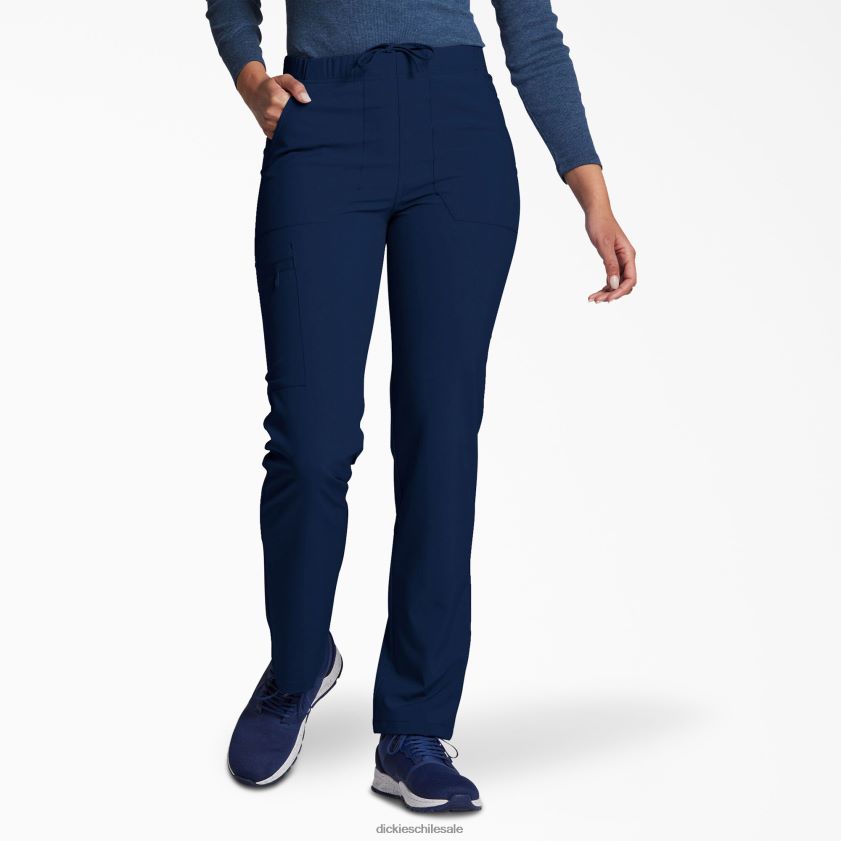 azul marino (nvy) hombres pantalones médicos unisex eds essentials con tiro natural y pernera cónica Dickies vestir X4H0F1419