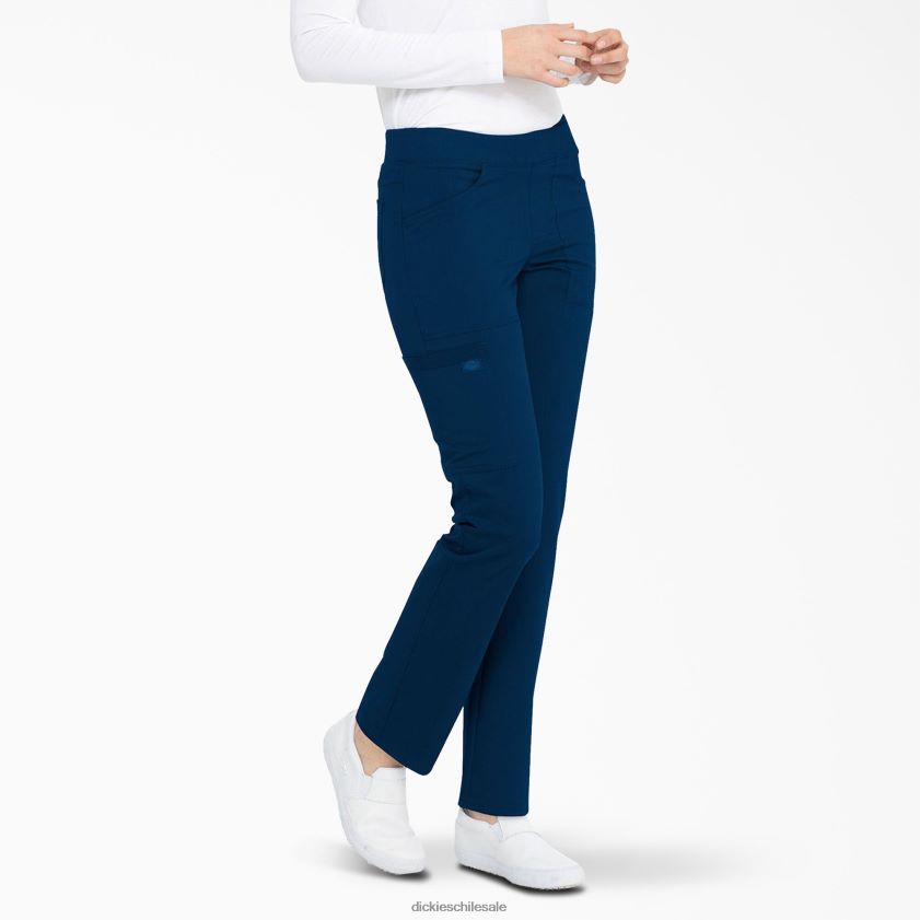 azul marino (nvy) mujer pantalones médicos con pernera cónica Balance Dickies vestir X4H0F2552