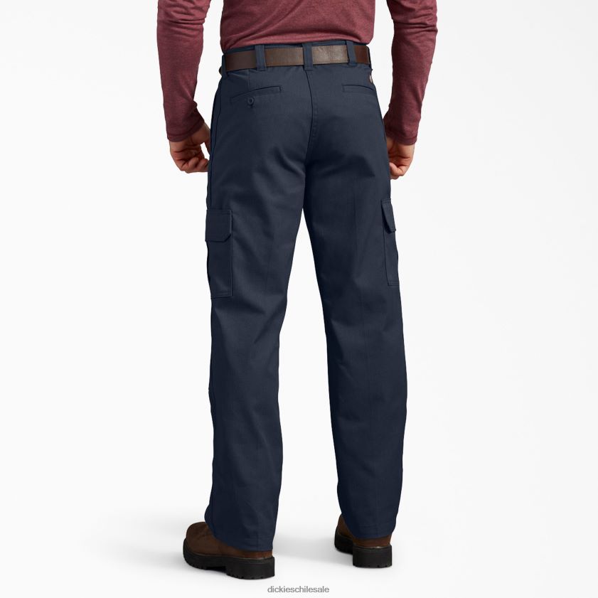 azul marino oscuro (dn) hombres pantalones cargo de ajuste regular con cintura activa Dickies vestir X4H0F166