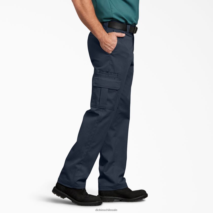 azul marino oscuro (dn) hombres pantalones cargo flex de corte regular Dickies vestir X4H0F35