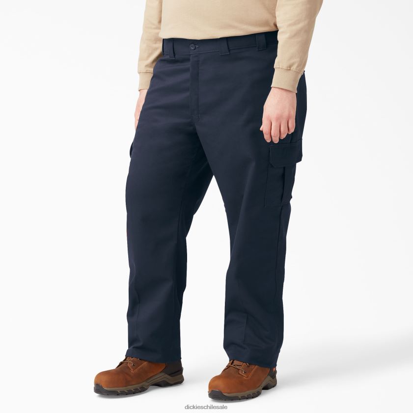 azul marino oscuro (dn) hombres pantalones cargo flex de corte regular Dickies vestir X4H0F35