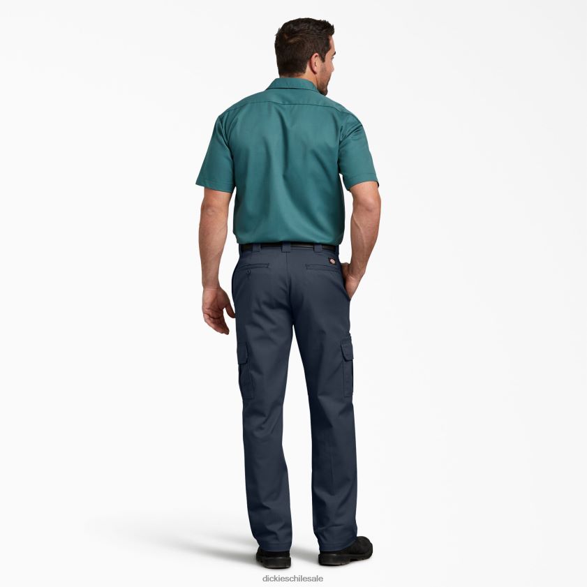 azul marino oscuro (dn) hombres pantalones cargo flex de corte regular Dickies vestir X4H0F35