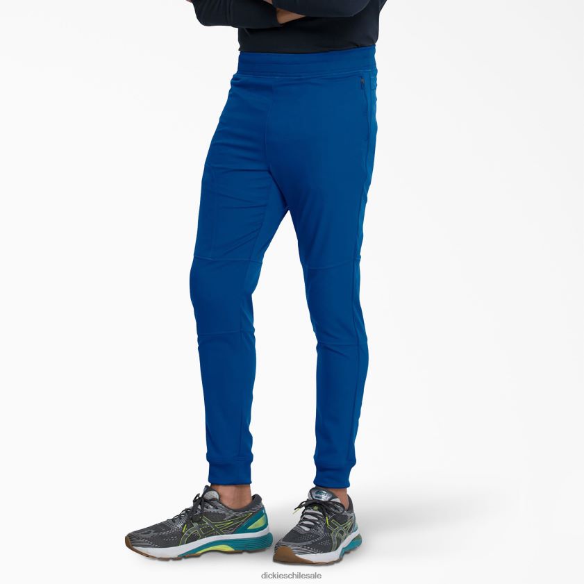azul rey (rb) hombres pantalones médicos tipo jogger de tiro natural dynamix Dickies vestir X4H0F1398