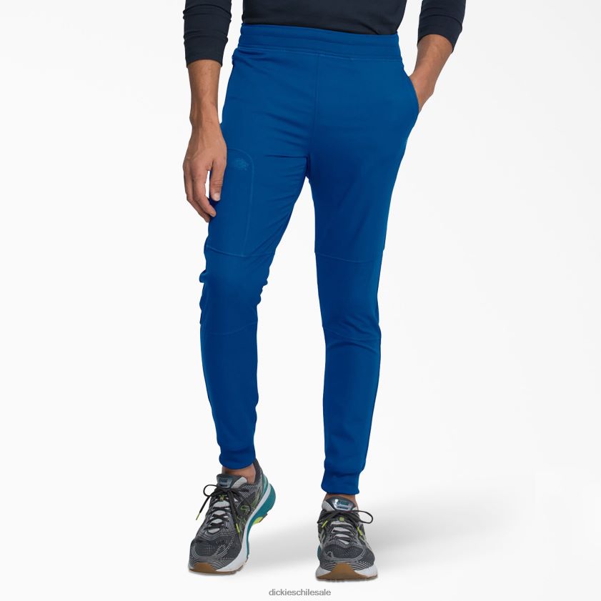 azul rey (rb) hombres pantalones médicos tipo jogger de tiro natural dynamix Dickies vestir X4H0F1398